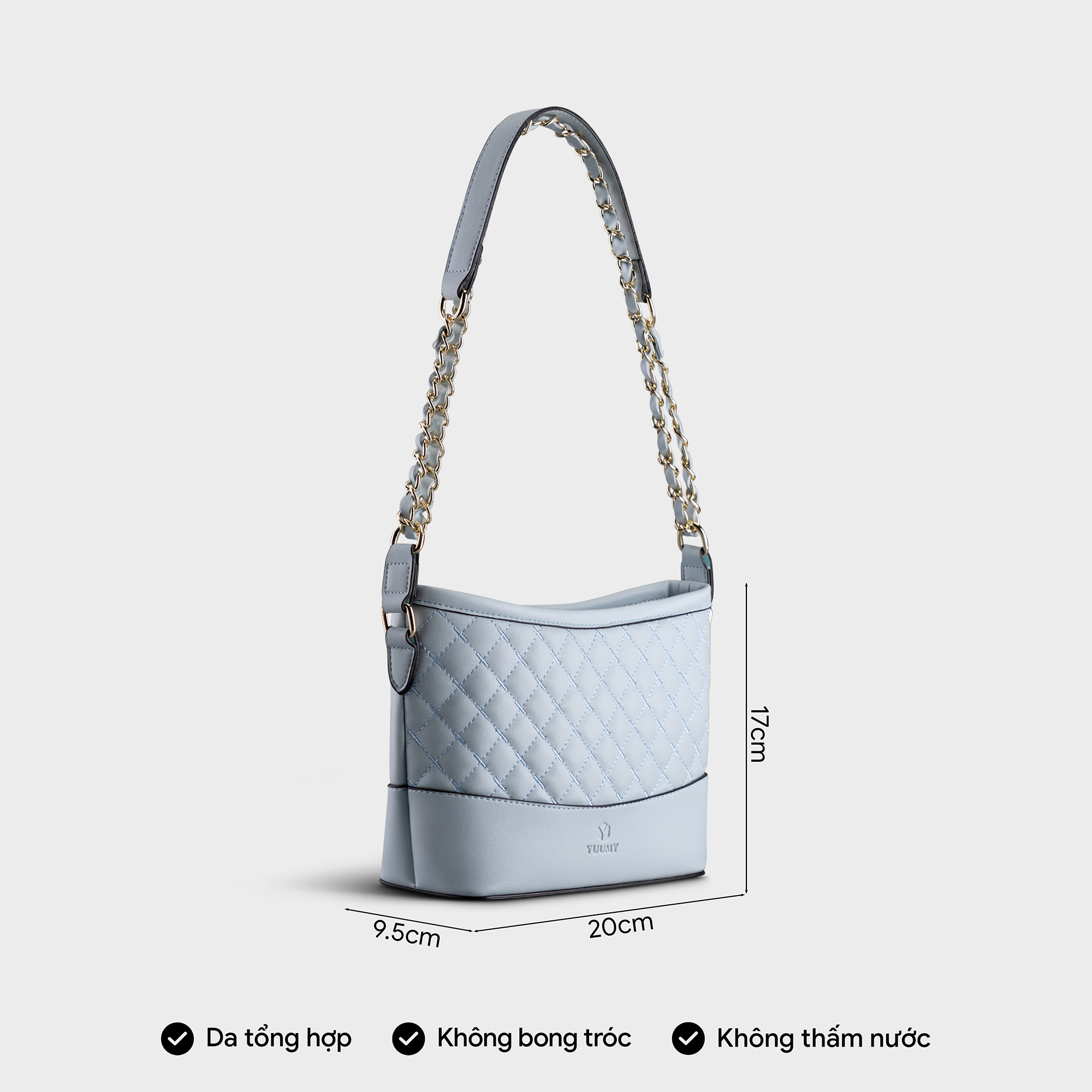 Túi Yuumy ( Thời trang nữ đi chơi size 20 - Túi đeo chéo da Seasand YN152 )