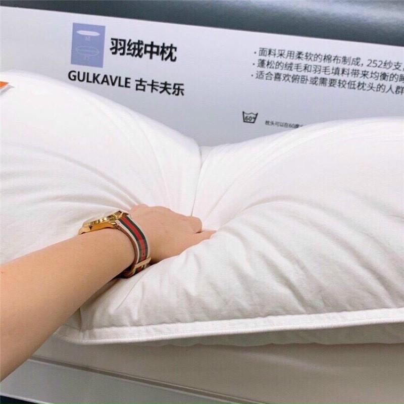 Ruột gối lông vũ cao cấp kháng khuẩn, 48x74 cm - 1 chiếc