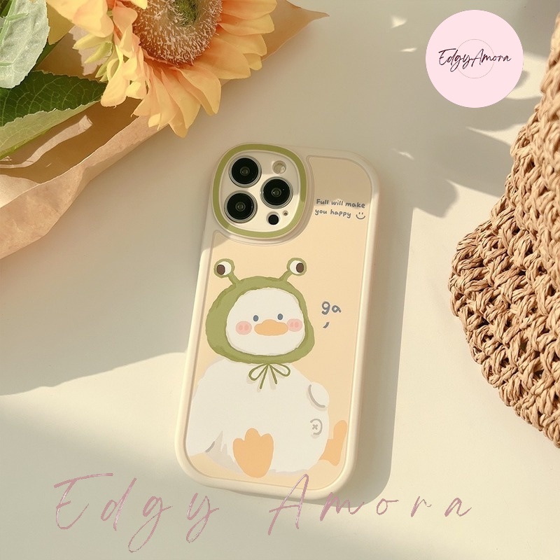 Ốp lưng Iphone chống sốc in hình vịt hoạt hình dành cho Iphone 11 / Phone 11 Pro / Iphone 11 Pro Max / Iphone 12 / Iphone 12 Pro / Iphone 12 Pro Max / Iphone 13 / Iphone 13 Pro / IPhone 13 Pro Max / Iphone 14/ Iphone 14 Pro / Iphone 14 Pro Max