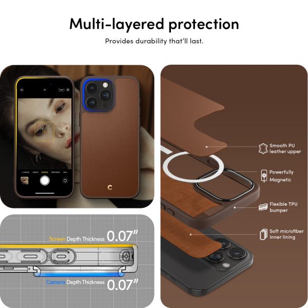 Ốp lưng dành cho iPhone 15 Pro Max Cyrill Kajuk Mag (Spigen)  - Hàng Chính Hãng