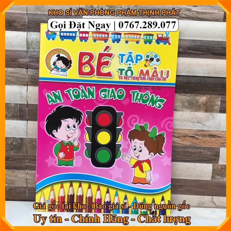 Bé tập tô màu theo các chủ đề