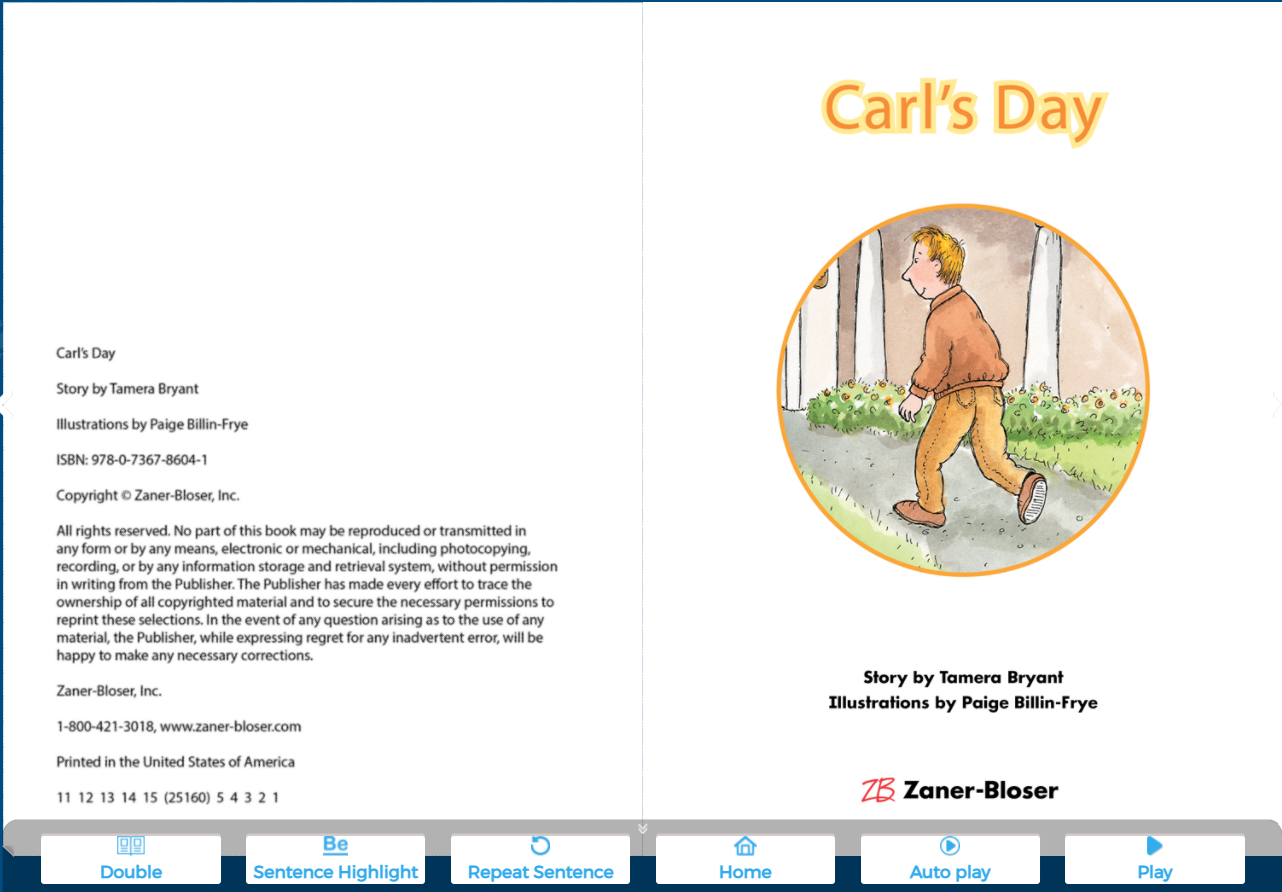 [E-BOOK] i-Learn Smart World 7 Truyện đọc - Carl's Day