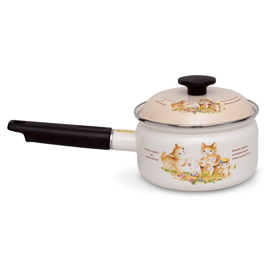 Nồi Tay Cầm Tráng Men Cao Cấp Nhật Bản Fujihoro Kit-300