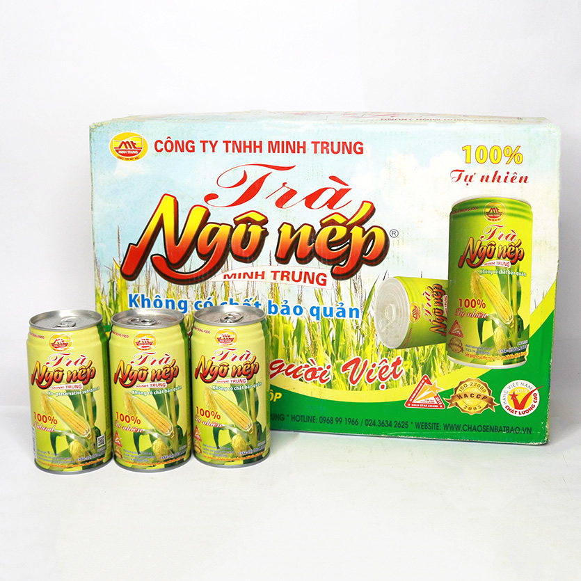 Nước trái cây tươi Minh Trung 250ml (thùng 24 lon - Nước Trái Cây 24)