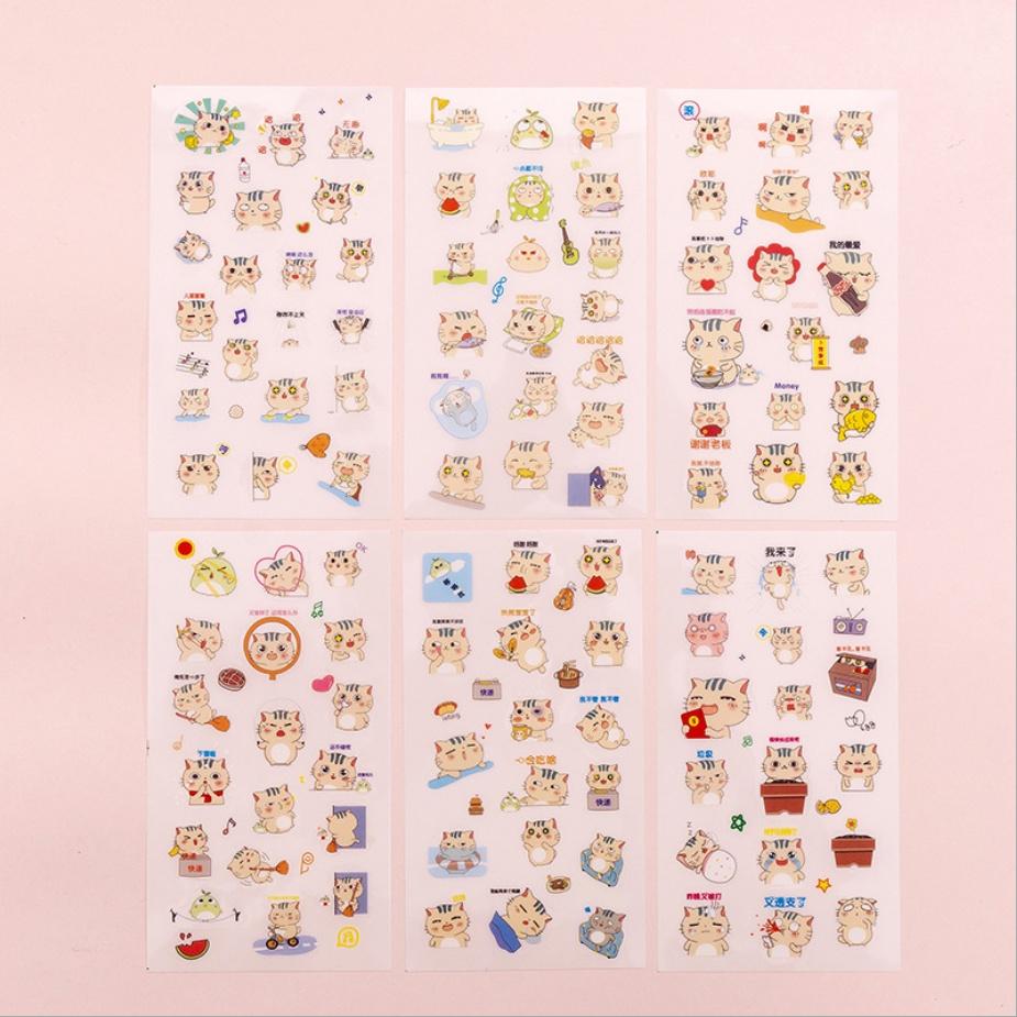 Sticker dán nhiều họa tiết hình ảnh dễ thương