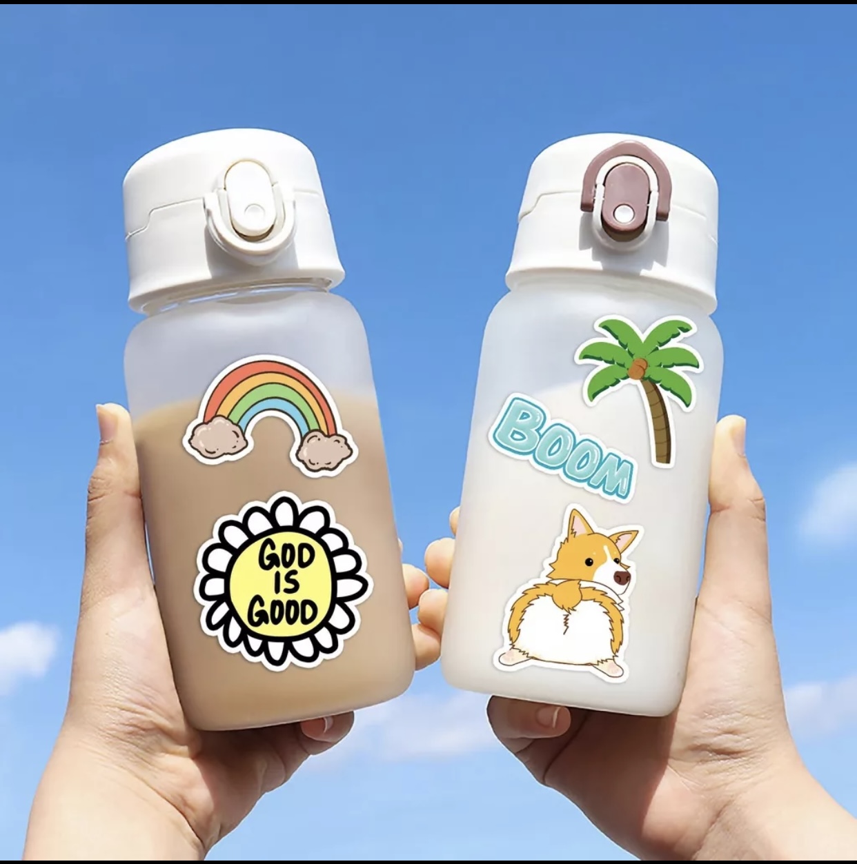 Bộ 50 Miếng Dán Hình Sanrio Keroppi Vui Nhộn Chống Thấm Nước Trang Trí Bình Nước/Laptop/Sổ tay…