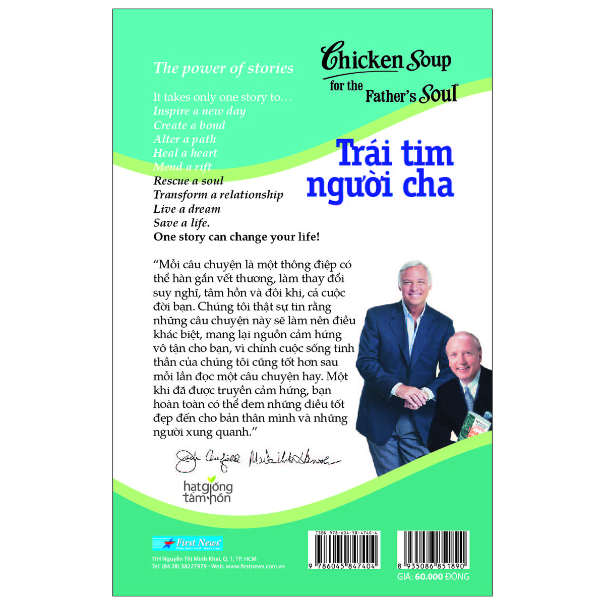 Sách Chicken Soup For The Soul: Trái Tim Người Cha (Tái Bản)