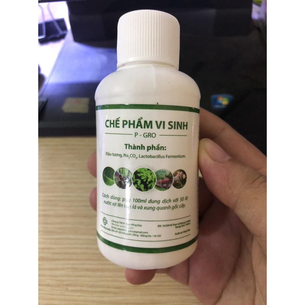 Chế Phẩm Vi Sinh P-GRO Trừ Nấm Bệnh, Ngừa Sâu Bệnh, Thúc Đẩy Mọc Mầm