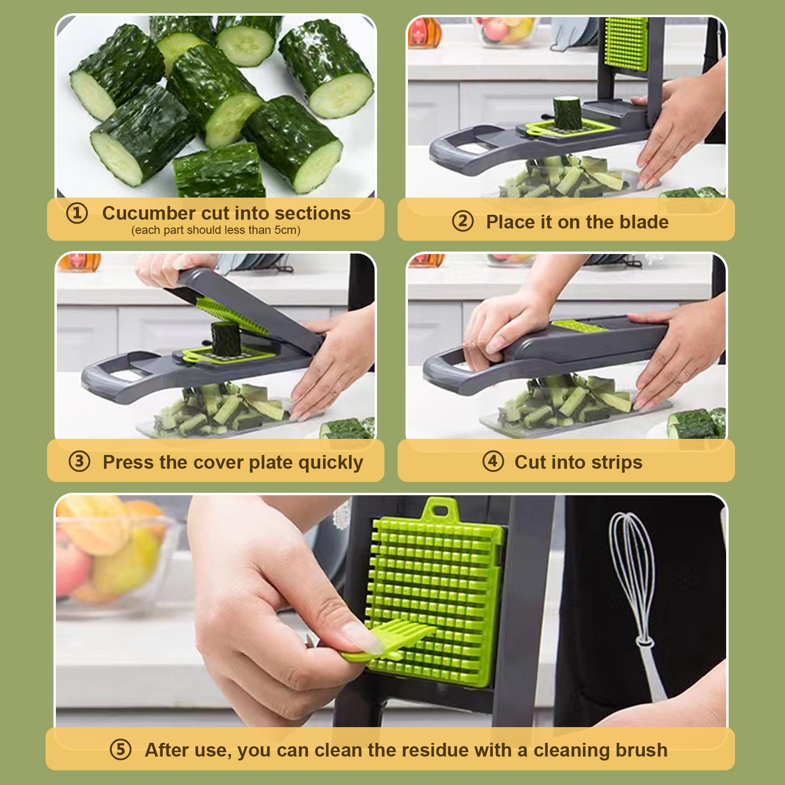 Vegetable Chopper Cutter Food Veggie Onion Chopper Kitchen Composite Tool Slicer Dicer Garlic Grinding Egg Seperator