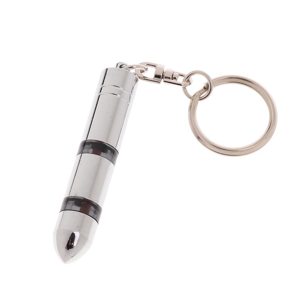 Car Mini Anti Static Electricity  Remover Key Chain Keyring Black