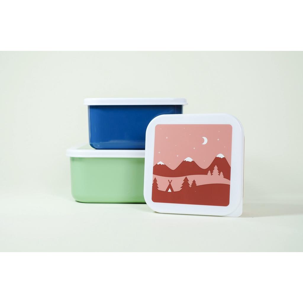Bộ hộp cơm trưa sandwich bảo quản thực phẩm Tchibo thương hiệu từ CHLB Đức màu sắc đa dạng