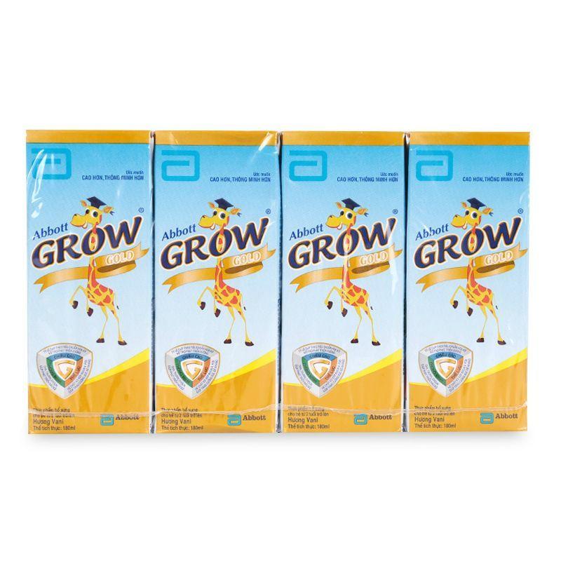 Sữa Abbott Grow Gold Hương Vani 180ML Lốc 4 Hộp – 5099864010046
