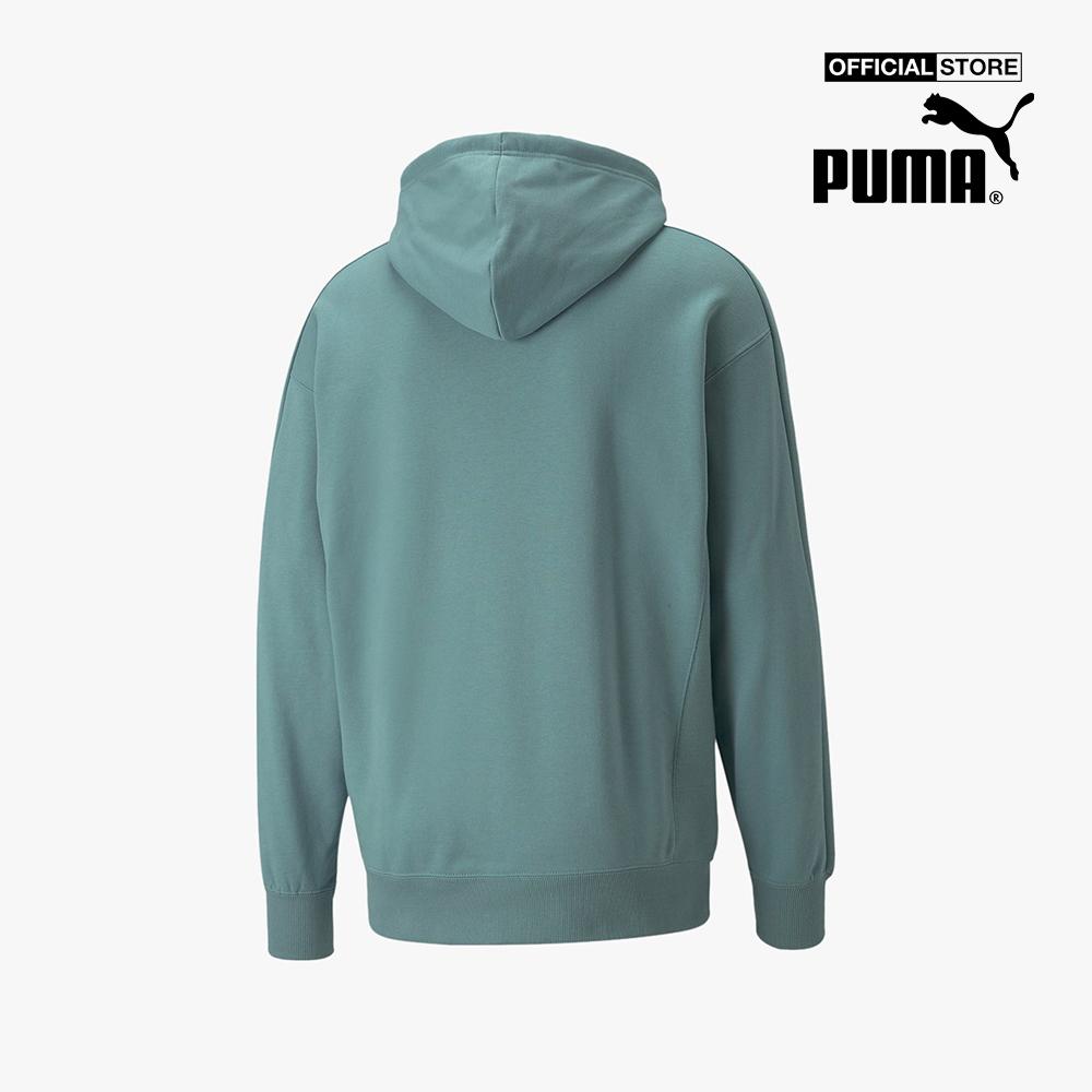 PUMA - Áo hoodie nam phối mũ trùm T7 Go For 534175