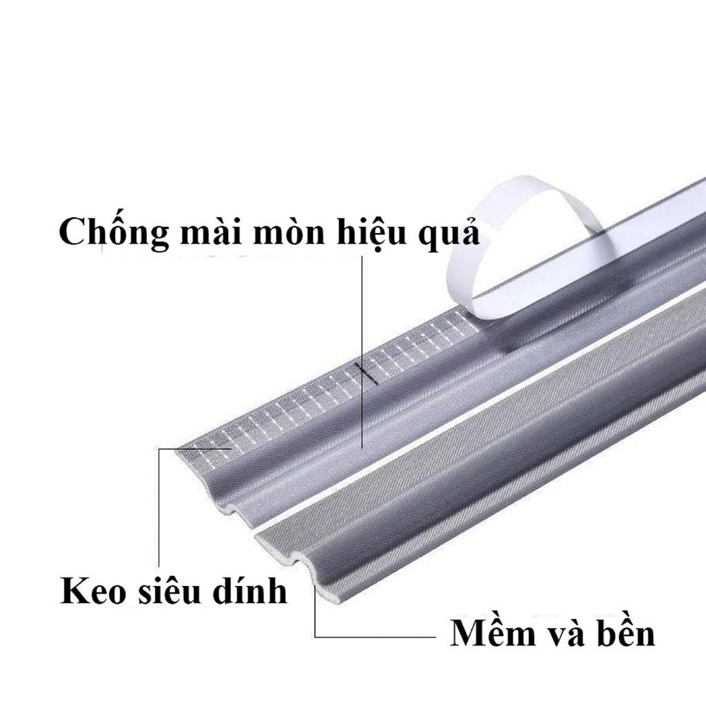 Ron Gioăng Chữ T Dán Chặn Che Khe Hở Khung Chân Cửa Chống Gió Bụi Côn Trùng Thoát Hơi Máy Lạnh