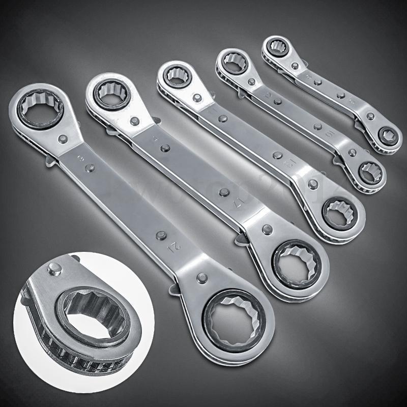 14x17mm Metric Offset Wrench Spanner Ratchet Metric Garage Hand Tools