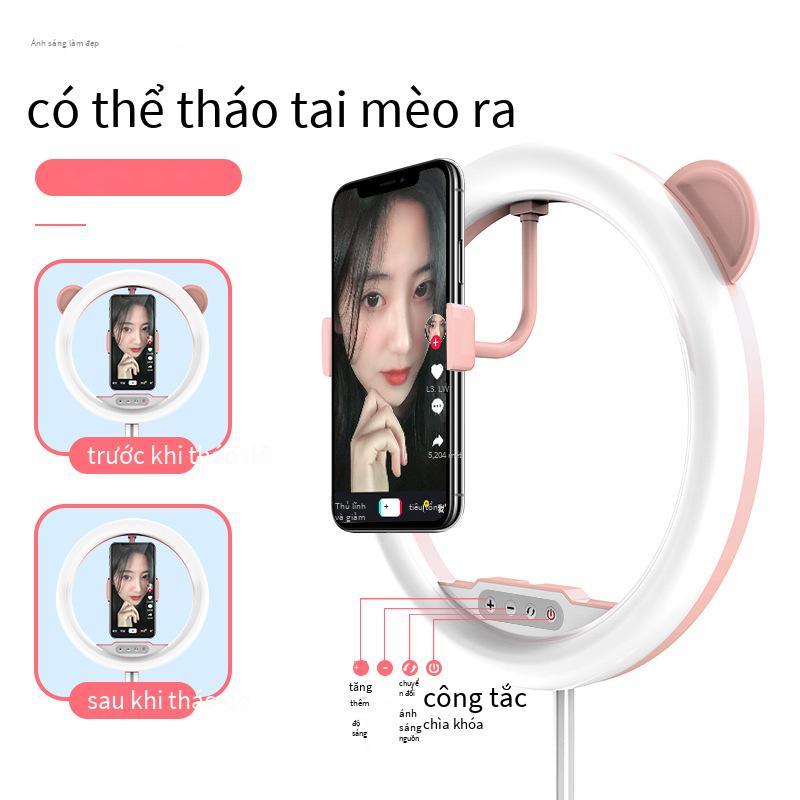 Đảm bảo chất lượng khung phát sóng trực tiếp lấp đầy ánh sáng G2 một mảnh gấp lưu trữ vòng làm đẹp LED ánh sáng thích hợp cho khung neo người nổi tiếng trên Internet