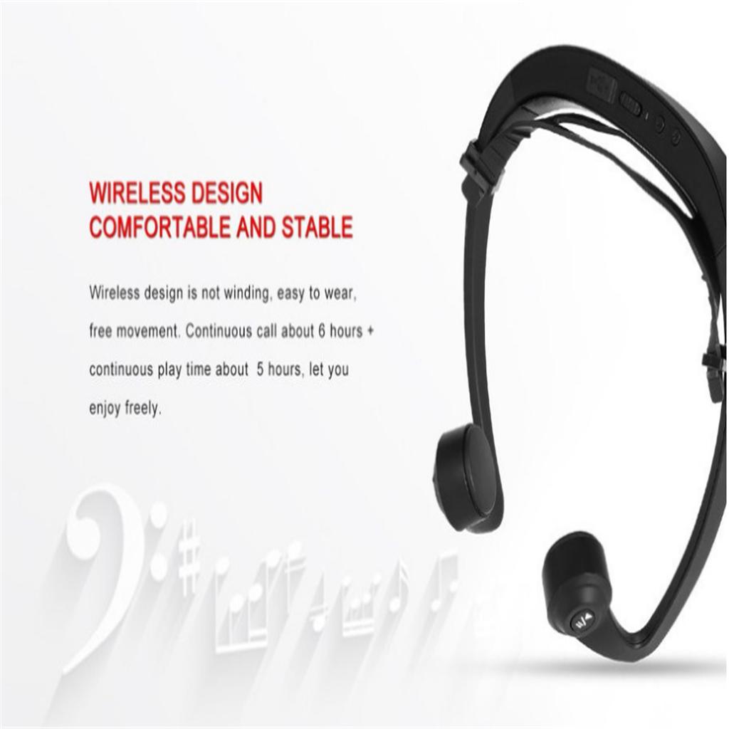 New Wireless Bluetooth4.2 Earphone Earhook Earpiece W/Mic Adjustable Outdoor