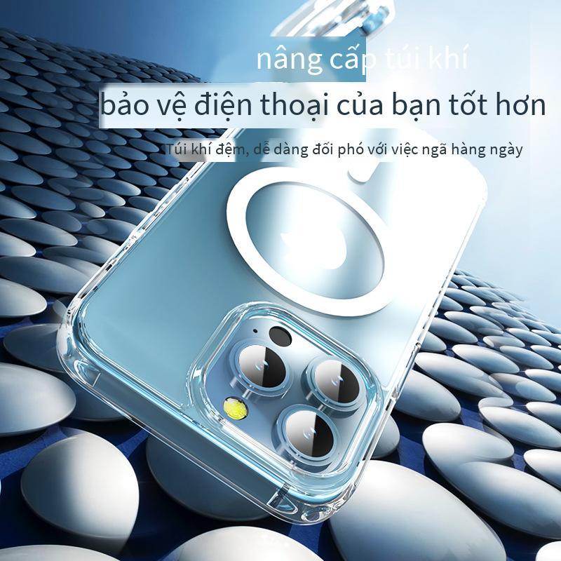 Lực hút từ tính MagSafe thuận lợi nhất phù hợp với vỏ điện thoại di động hút từ tính iphone13 có các lỗ nhỏ bao gồm tất cả vỏ điện thoại di động trong suốt apple 14pro
