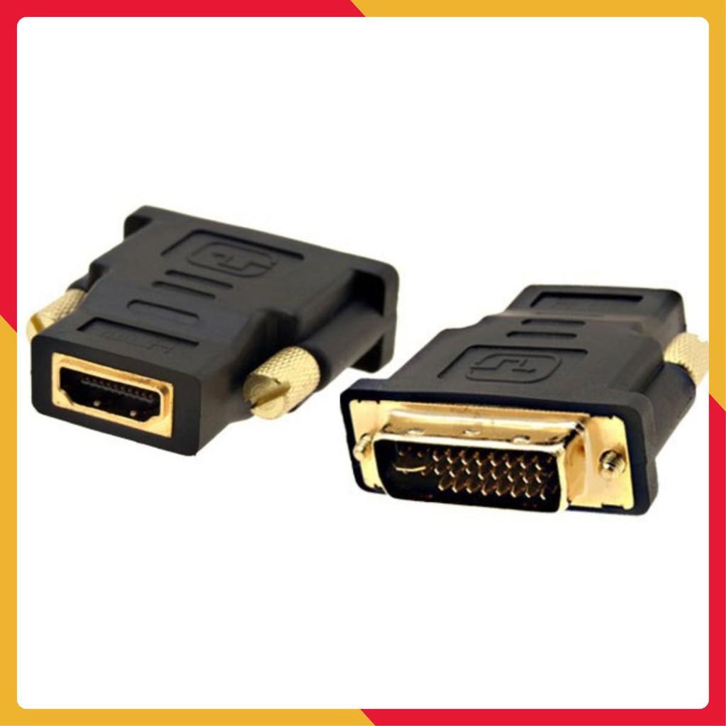 Đầu chuyển đổi DVI to HDMI loại 24+1/ 24+5 cho máy tính