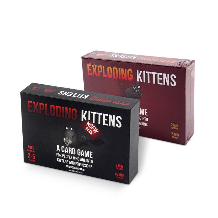 Mèo Nổ Exploding Kittens Cơ Bản Giá Rẻ 56 Lá Bài - Boardgameshop