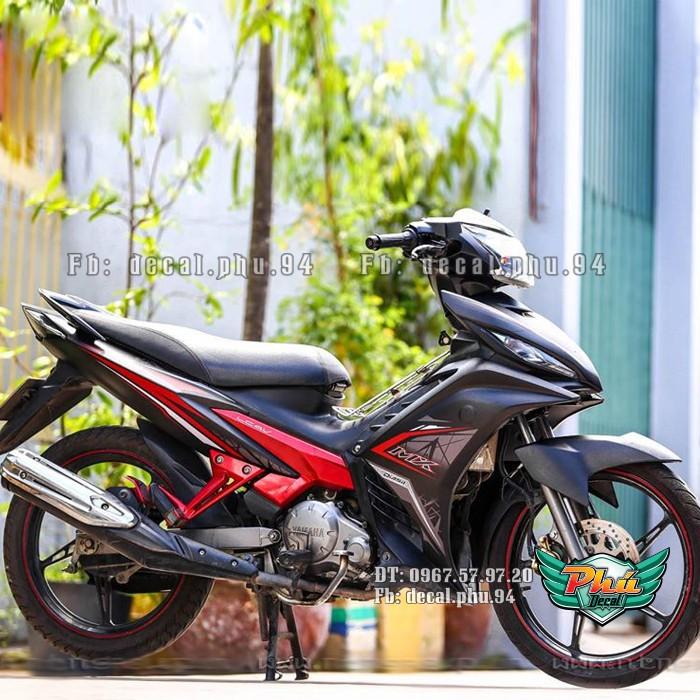 Tem rời Exciter 2011-2014 MX đen chỉ đỏ