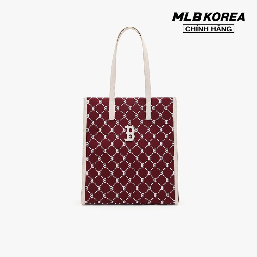 MLB - Túi tote chữ nhật Monogram Diamond Jacquard 3AORM012N