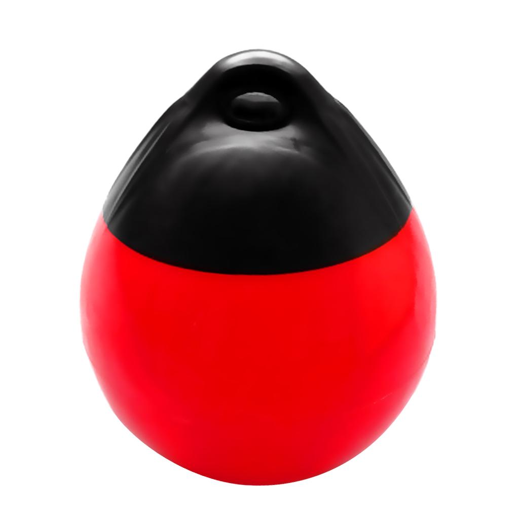 2x Marine Boat Premium PVC Bumper Dock Protection Black Red