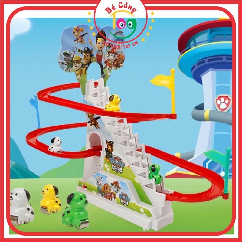 Đồ Chơi Chó Cứu Hộ Paw Patrol, Đội Bay Siêu Đẳng Leo Thang Cầu Trượt Có Đèn Nhạc Vui Nhộn Dành Cho Bé