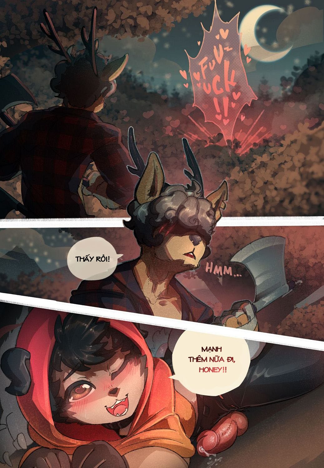 chó sói quàng khăn đỏ One shot 10