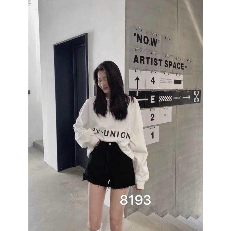 QUẦN SORT JEAN ĐEN TRƠN BIGSIZE LƯNG CAO SIU XINH
