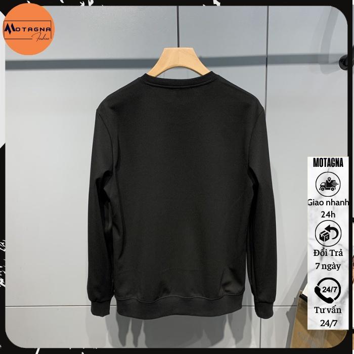 Áo sweater nam dáng ôm, Áo nỉ tay dài chất đẹp cá tính in Gấu Đen cute mã NZ666