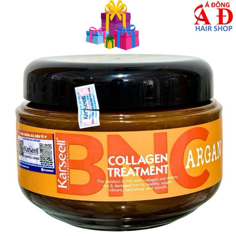 Kem hấp ủ tóc Karseell BNC Argan Collagen phục hồi siêu mượt New 500ml