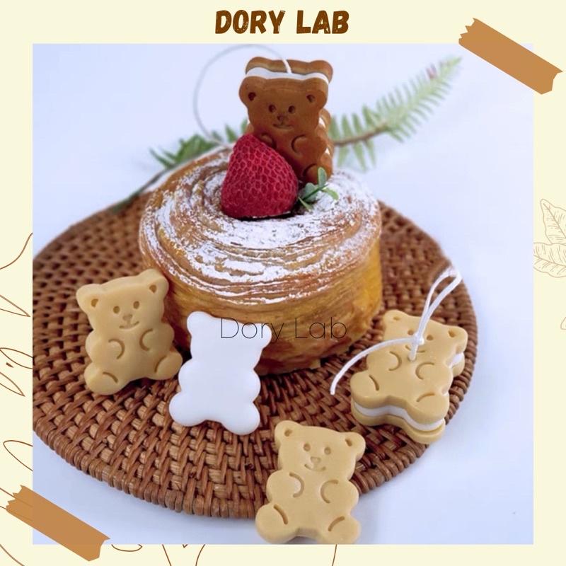 Nến Thơm Gấu Con 3 Lớp Cute Không Khói, Phụ Kiện Chụp Ảnh - Dory Lab