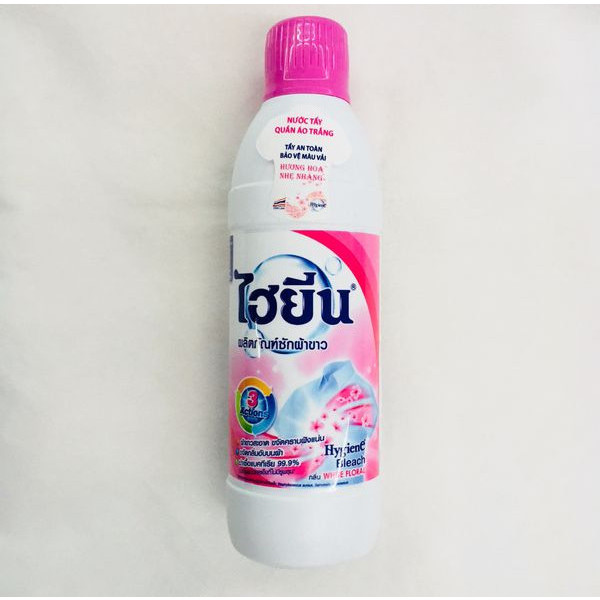 Nước tẩy trắng quần áo Hygiene hồng 250ml