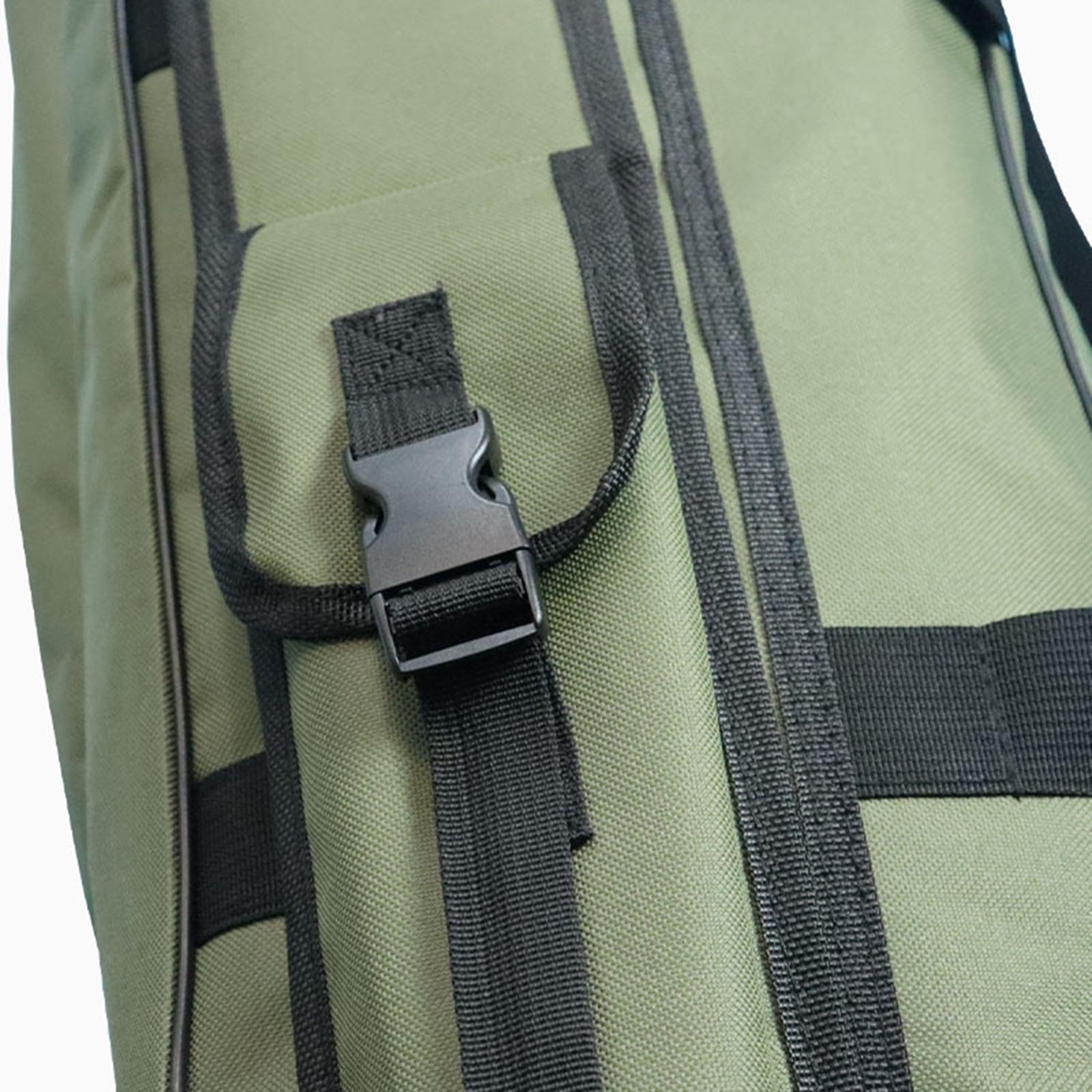 Fishing Rod Case Bag Organizer with Shoulder Strap, Tool Storage Fishing Pole Bag Carrier for Ice Fishing, Fly Fishing Rod, Reel, Tackle, Travel