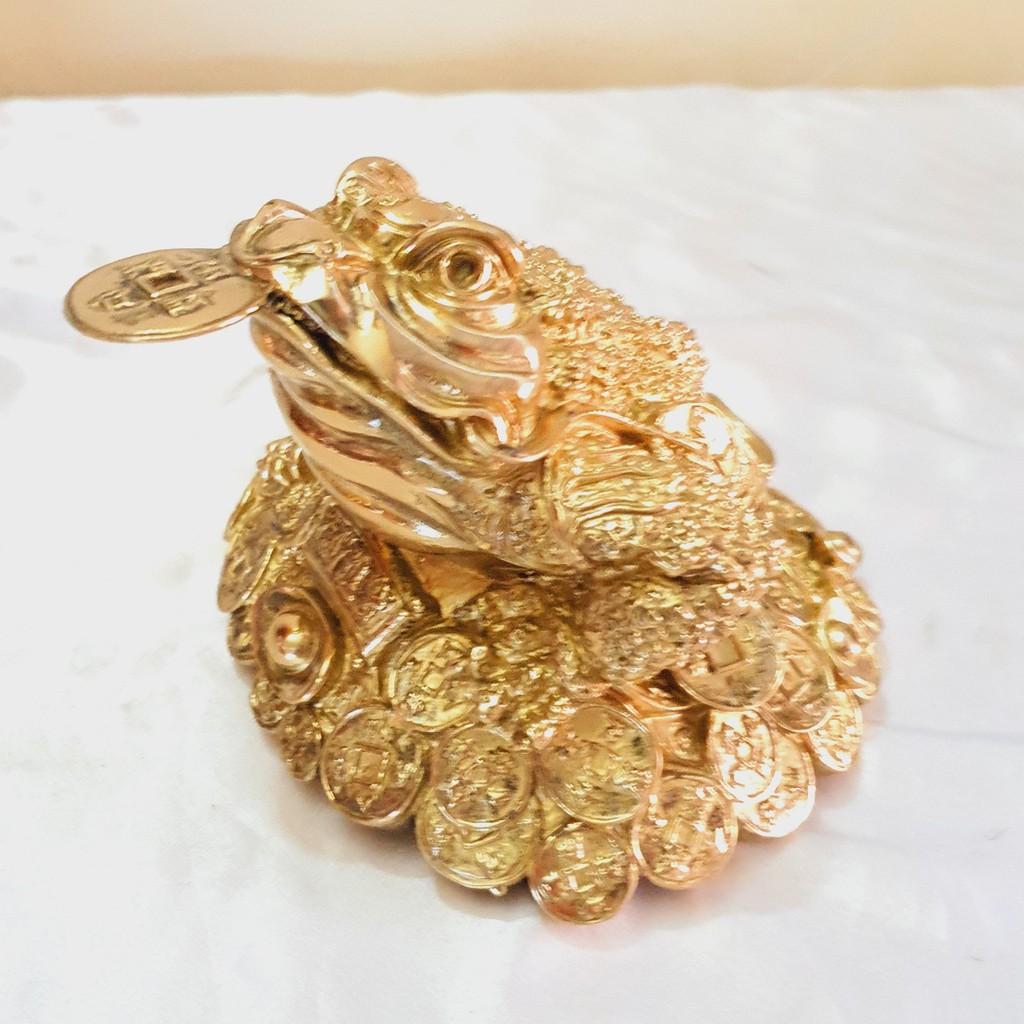 Tượng Thềm Thừ Ngậm Tiền Bằng Đồng