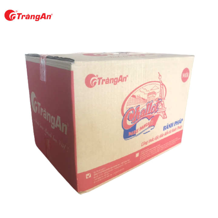 Thùng 20 Gói Bánh Pháp Challot Hỗn Hợp, 275g/gói, Giòn Thơm Vị Trái Cây