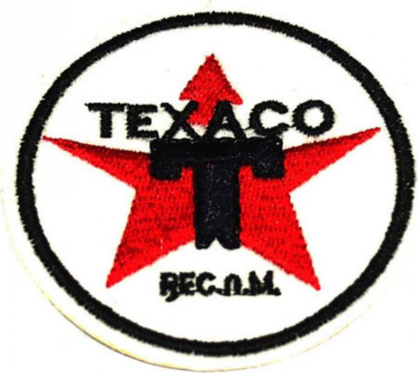 Patch ủi sticker vải - Texaco hình tròn