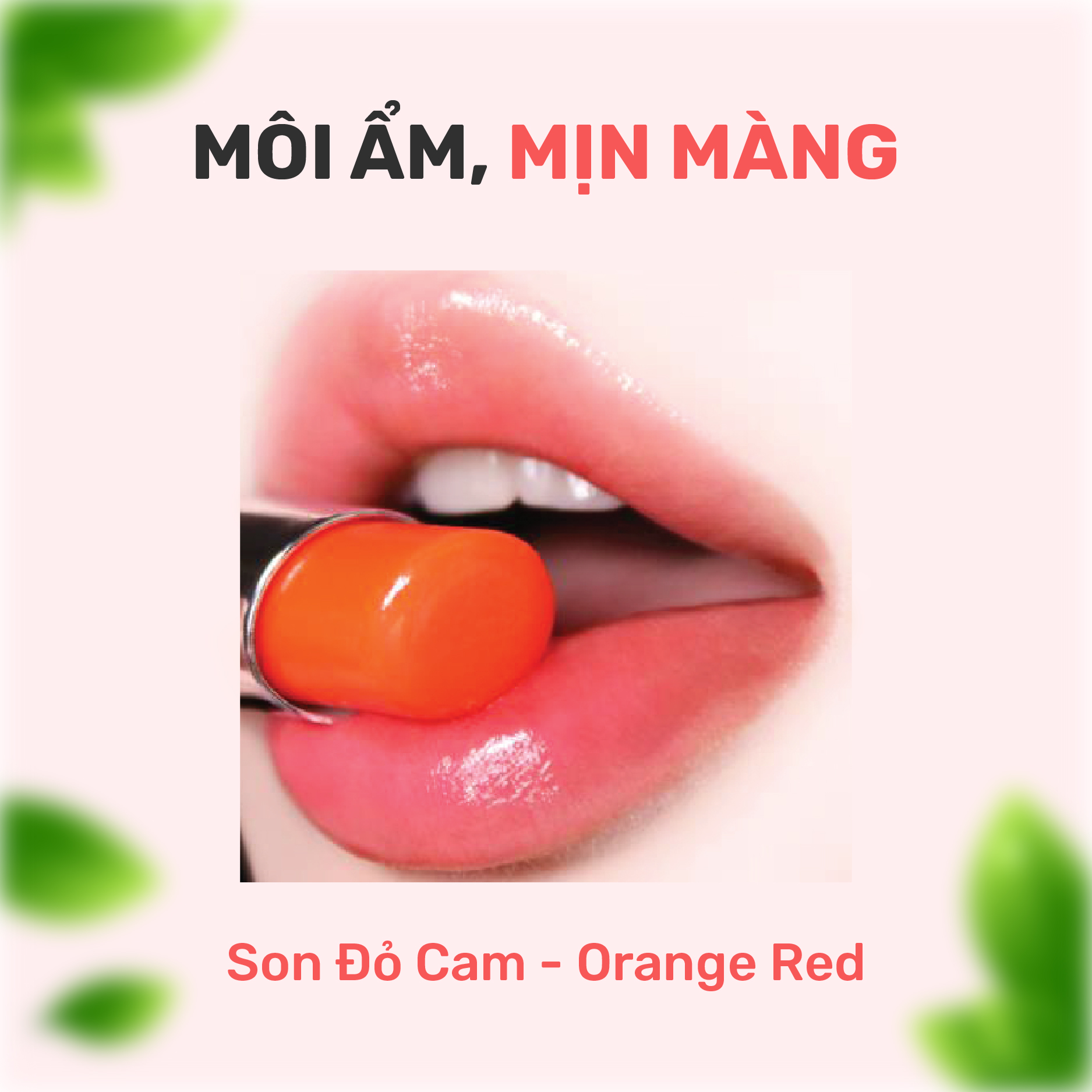 Son dưỡng môi Mềm Môi, Hết Thâm Có Màu Cam Đỏ YNM Candy Honey Orange Red Lip Blam 3g