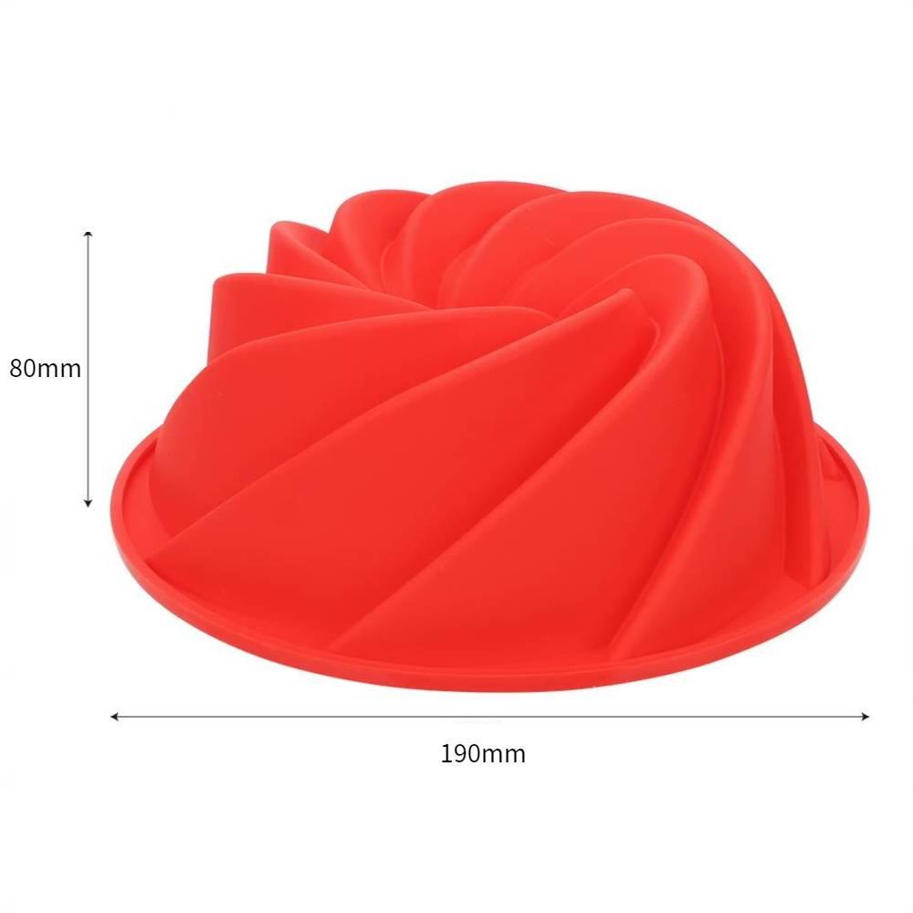 Khuôn Silicon Làm Bánh Hình Xoắn Ốc 3d