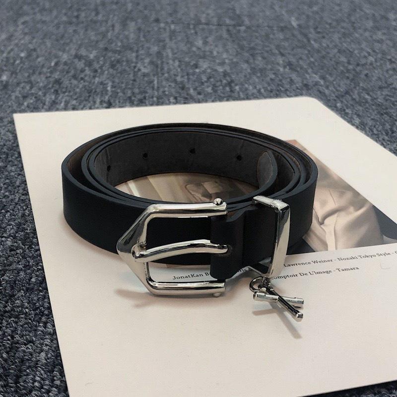 Thắt Lưng Nam Nữ Chữ thập bản nhỏ phong cách Hip hop trẻ trung - Dây Lưng Nam Nữ Unisex Mặt Kim Loại Streetstyle Maxshop