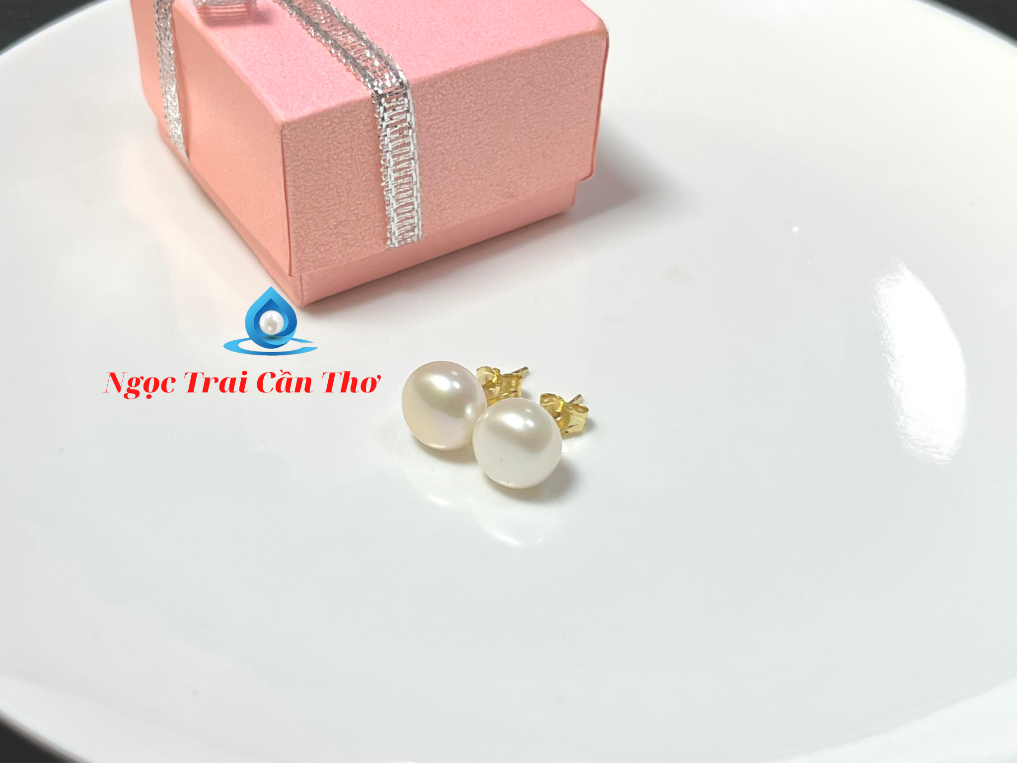 Bông tai nụ ngọc trai cao cấp