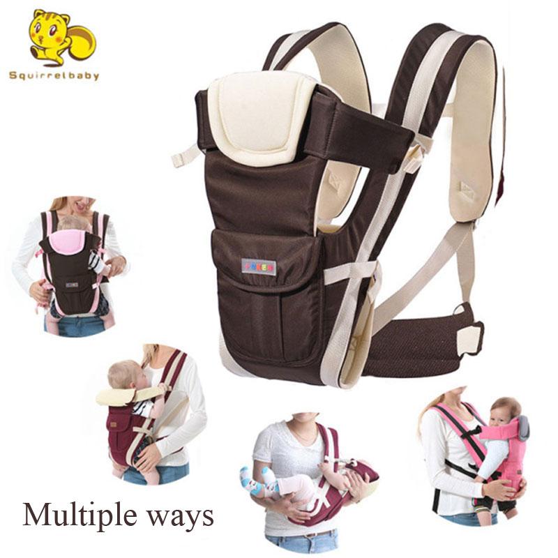 Đa Chức Năng Cho Bé Thoáng Khí Trước Mặt Đối Mặt Với Em Bé Thoải Mái Sling Ba Lô Túi Đeo Cho Bé Kangaroo Túi