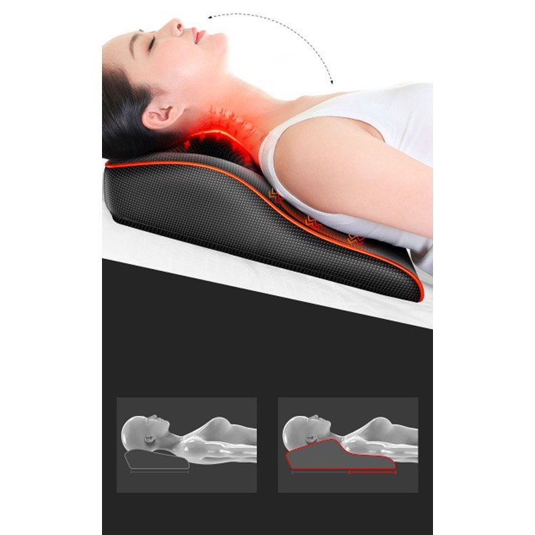 Máy massage cổ vai gáy hồng ngoại cao cấp 2023 chính hãng - Máy massage đa năng toàn thân mô phỏng kỹ thuật massage số 8