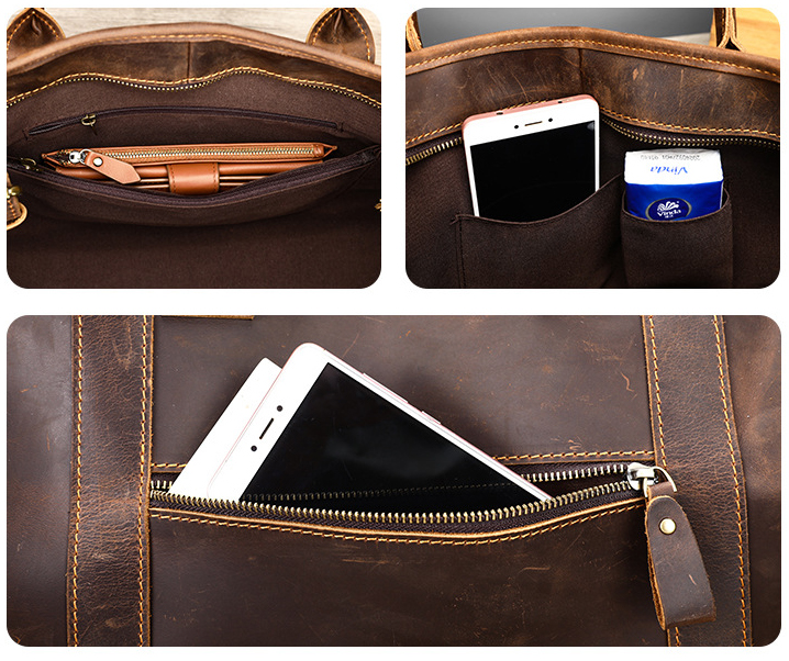 Túi xách du lịch DA BÒ THẬT phong cách mới - BEE GEE T1105