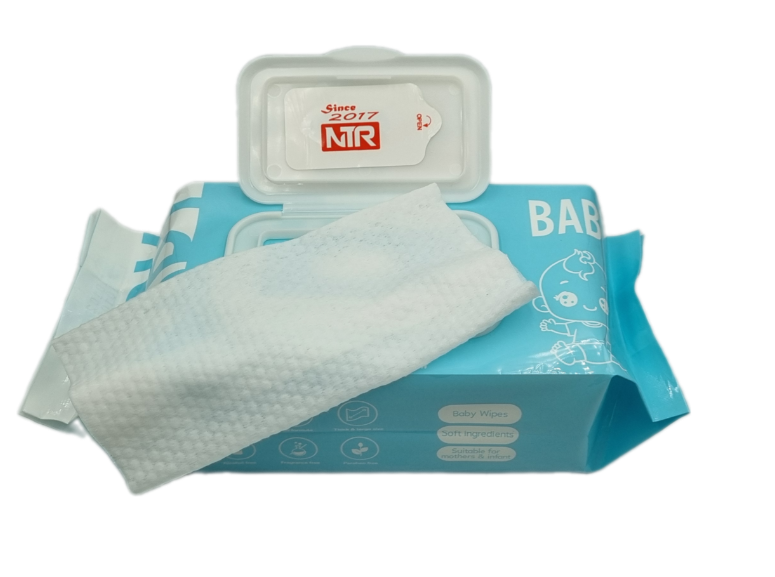 Thùng 4 gói Khăn ướt không mùi Koobeme, khăn to dày, đủ 80 tờ, 700gram, thấm nước đều vừa phải