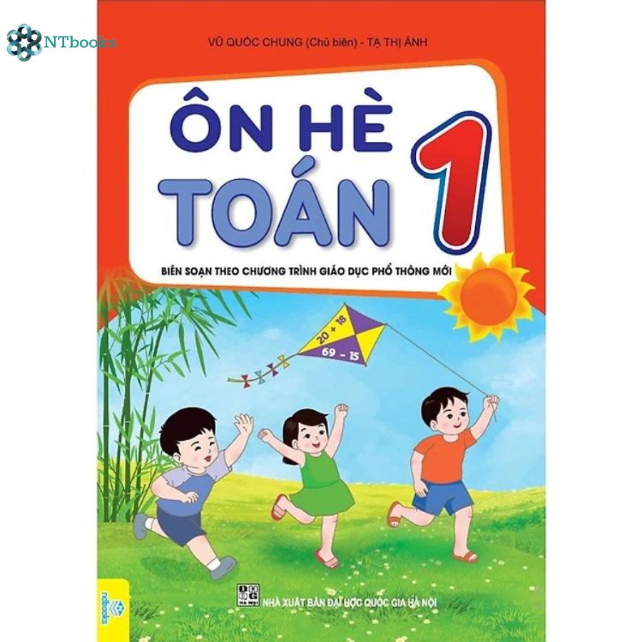 Combo 2 cuốn Sách Ôn Hè Toán + Tiếng Việt 1 - Cánh Diều