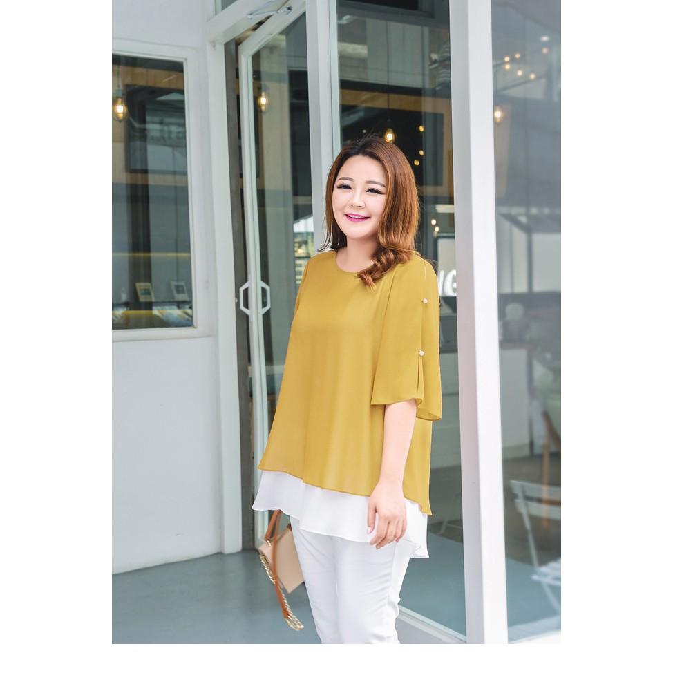 Tb550 áo voan form dài nữ 2 tầng