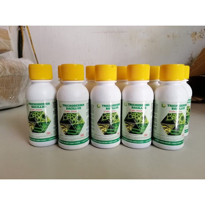 10 LỌ TRICHODERMA BACILLUS ỨC CHẾ NẤM, VI KHUẨN, TUYẾN TRÙNG