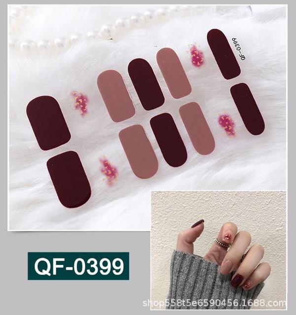 Set dán móng tay Nails dán nghệ thuật nhiều màu - có ngay bộ móng đẹp trong 5 phút (Nail wraps / Nail stickers) CAM05